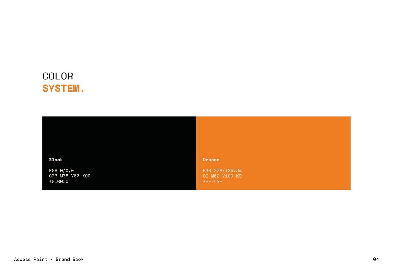 Access Point Brand Book — 4/9